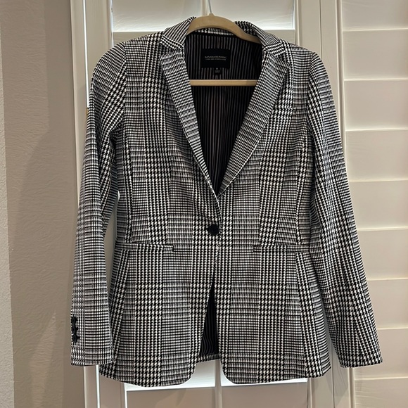 Banana Republic Houndstooth Blazer Suit Jacket - Picture 1 of 3